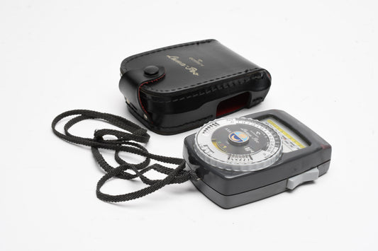 Gossen Luna Pro CDS Incident Light Meter in Case, Tested, Good!