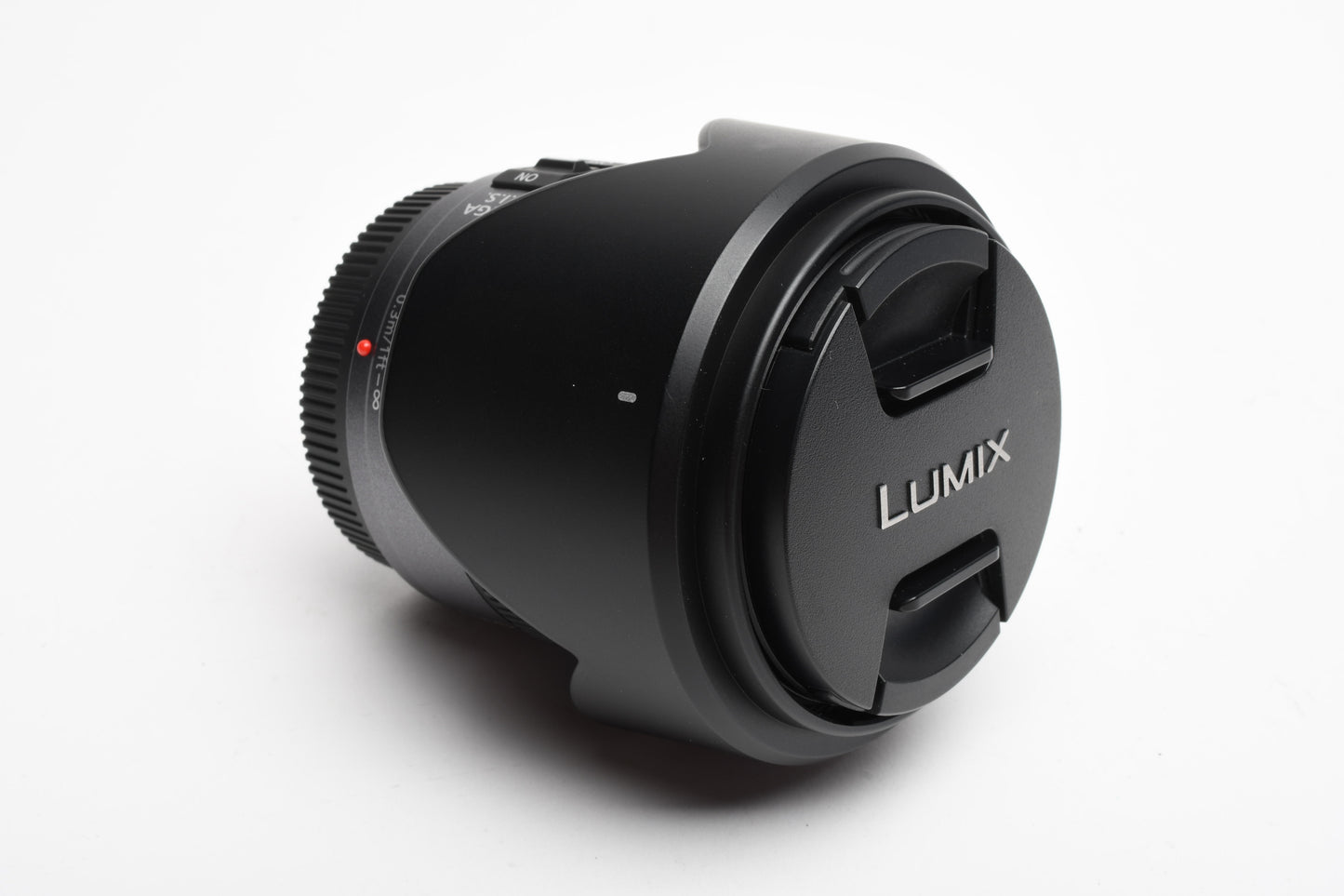 Panasonic Lumix G Vario 14-45mm F3.5-5.6 Mega O.I.S. Zoom, Hood, Pouch, Mint-