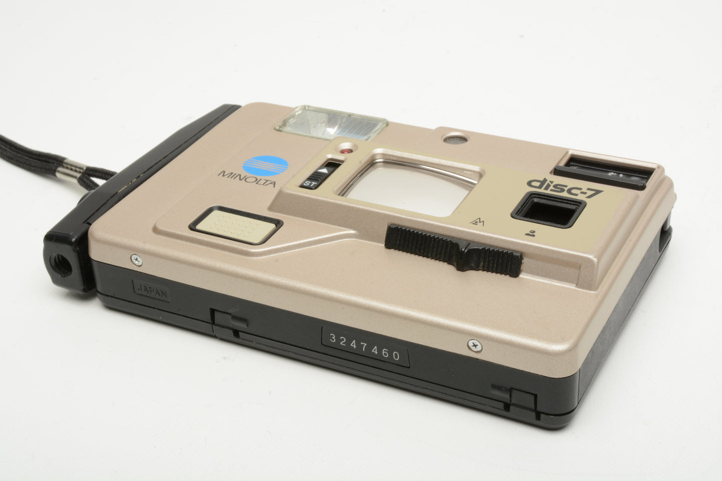 Minolta Disc 7 Disc camera strap, nice collector piece