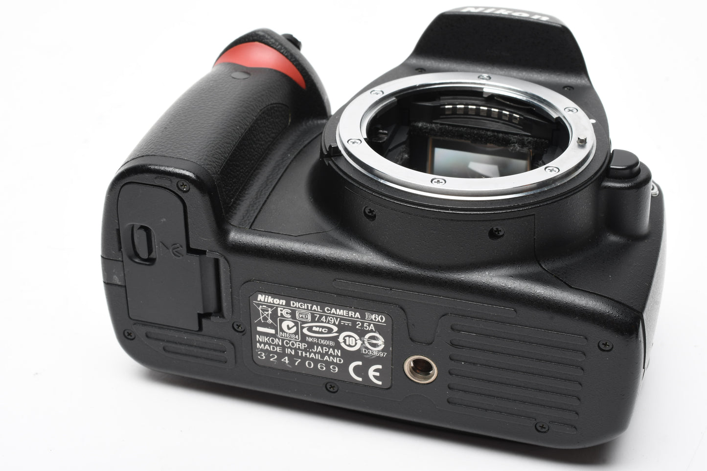 Nikon D60 10.2MP DSLR Bodu, Batt+charger, 14,817 Acts, Great!