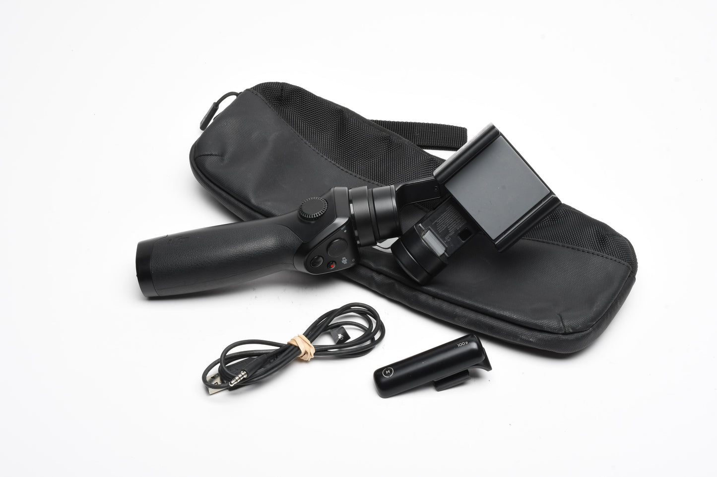DJI Osmo Mobile Zenmuse ZM01 Gimbal w/ Battery, USB cable, case, weight