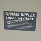 Thomas Duplex Super Safelight Darkroom Light w/Clean Filters & Good Bulb