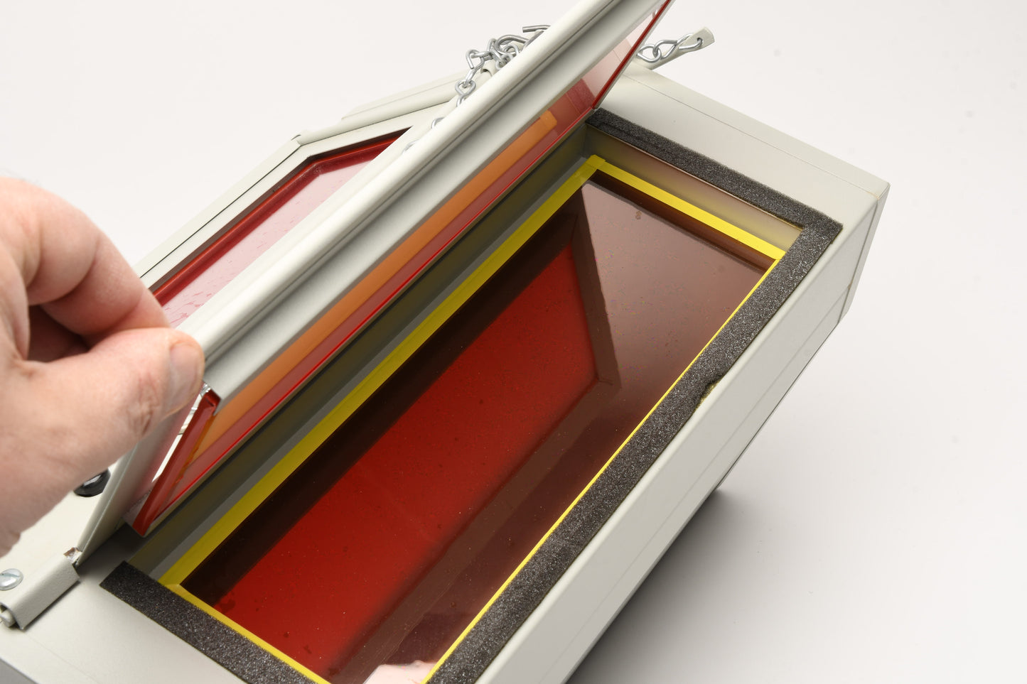 Thomas Duplex Super Safelight Darkroom Light w/Clean Filters & Good Bulb