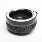 Vivitar MC 2X-22 Teleconverter for Pentax PK mount, caps + case