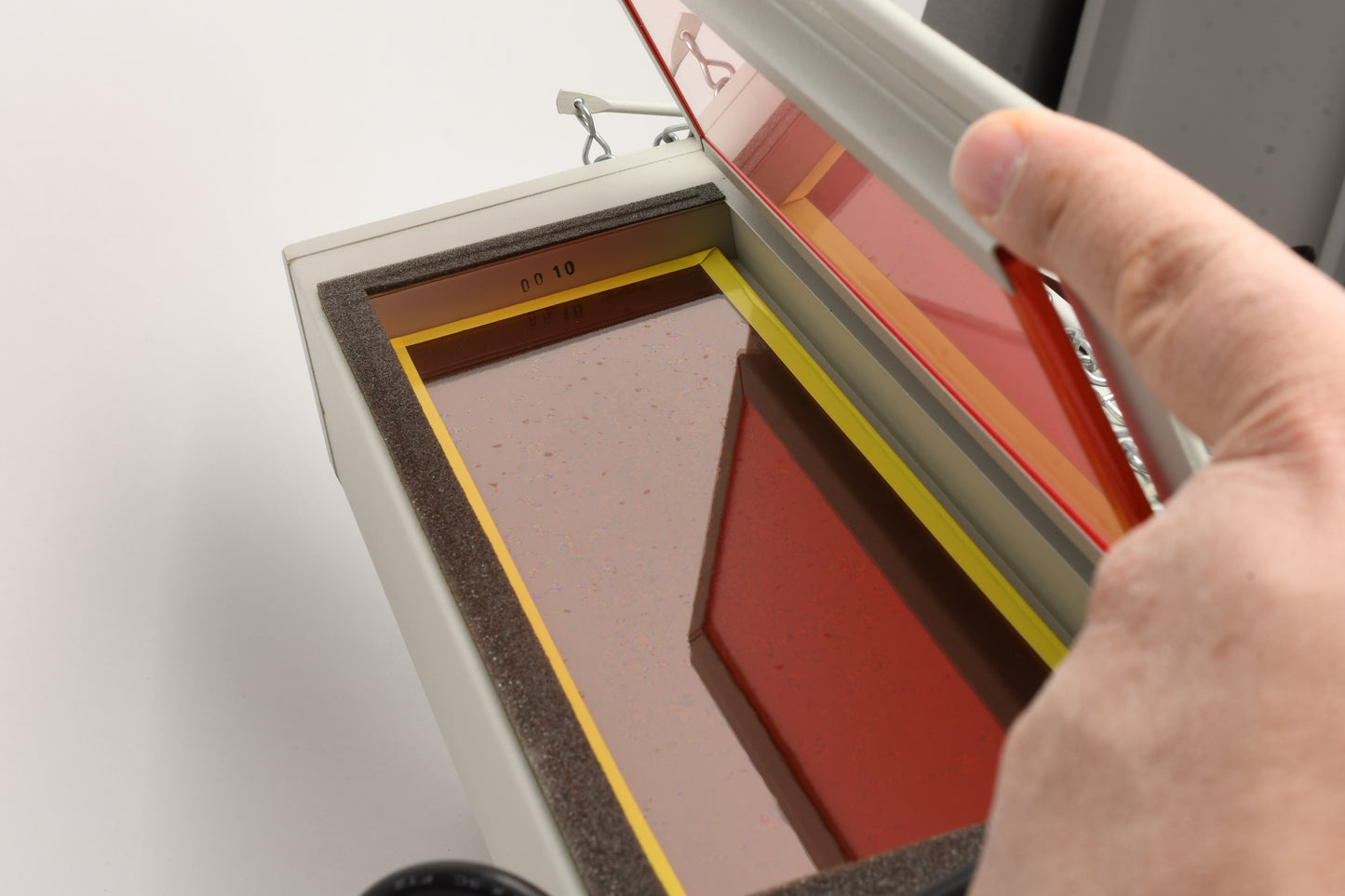 Thomas Duplex Super Safelight Darkroom Light w/Clean Filters & Good Bulb