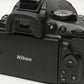 Nikon D5200 w/18-70mm F3.5-4.5G ED, batt+charger+strap+UV, 60K acts