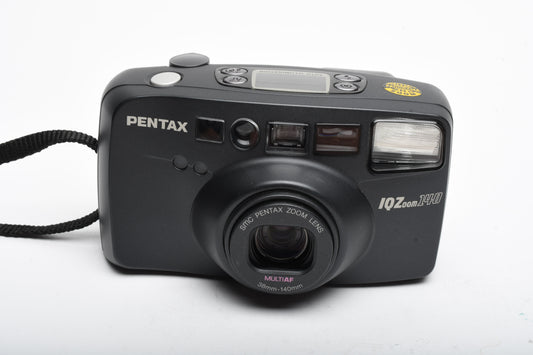 Pentax IQZoom 140 QD 35mm Point&Shoot Camera w/38-140mm zoom +Remote, Tested