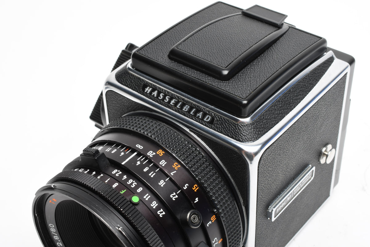 Hasselblad 500C/M Body, WLF, 80mm T* f2.8 Planar, Clean accurate, Great!