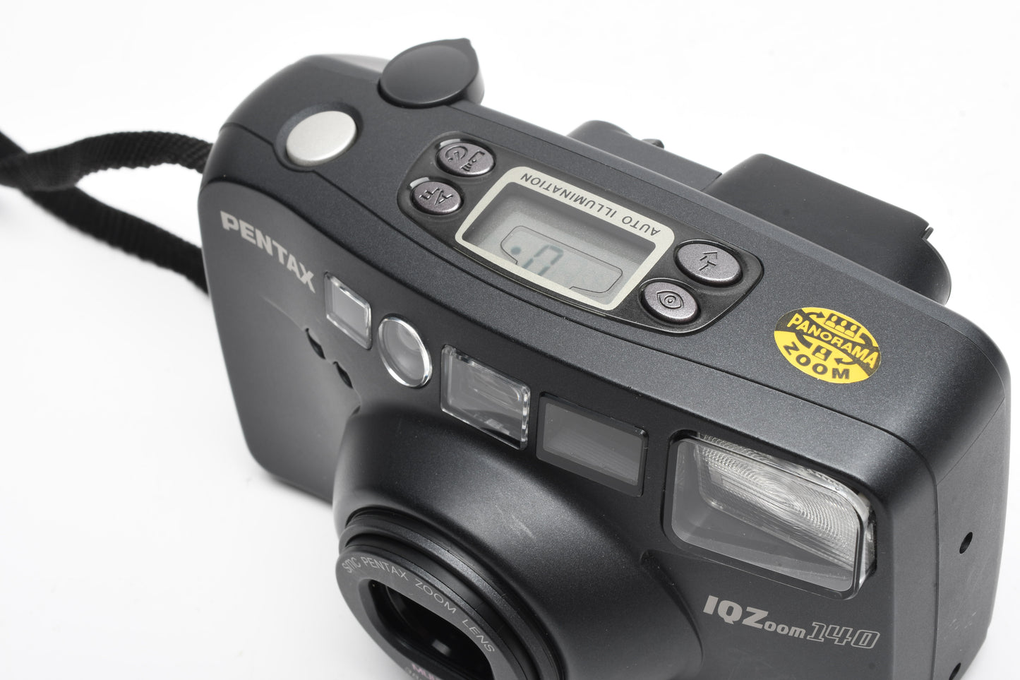 Pentax IQZoom 140 QD 35mm Point&Shoot Camera w/38-140mm zoom +Remote, Tested