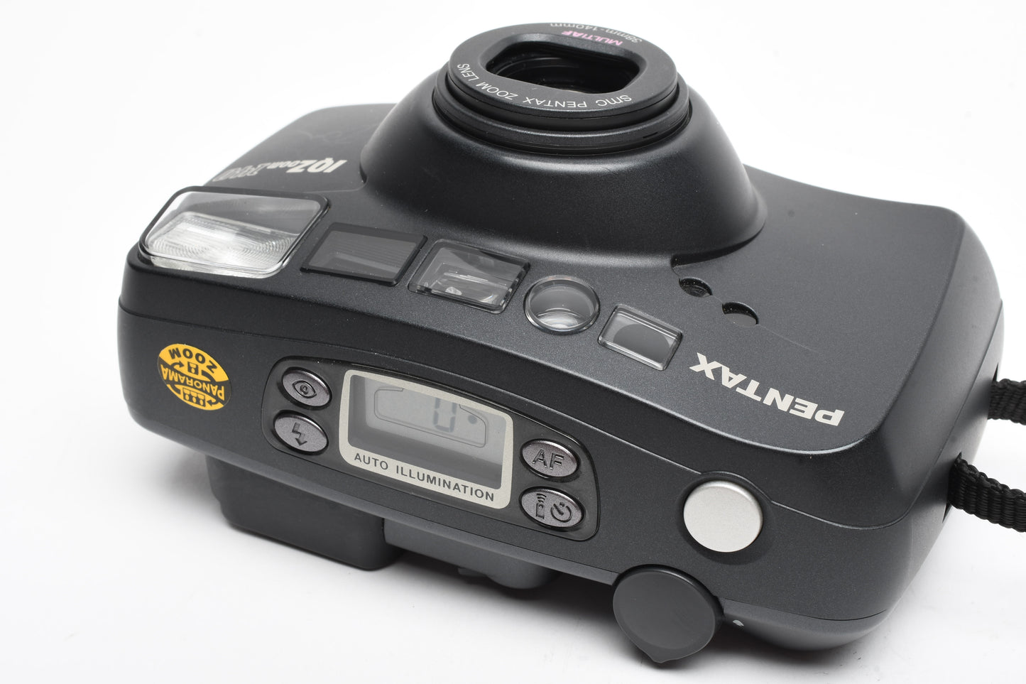 Pentax IQZoom 140 QD 35mm Point&Shoot Camera w/38-140mm zoom +Remote, Tested
