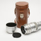 Steinheil München Tele-Quinar 200mm f4.5 Exakta Mount Lens, Hood+case *Read