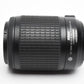 Nikon AFS Nikkor 55-200mm F4-5.6G ED DX VR zoom lens, hood, caps, Mint-