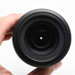 Nikon AFS Nikkor 55-200mm F4-5.6G ED DX VR zoom lens, hood, caps, Mint-
