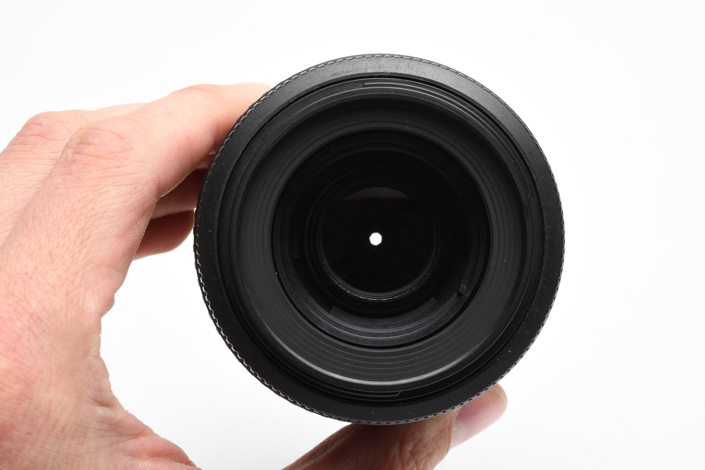 Nikon AFS Nikkor 55-200mm F4-5.6G ED DX VR zoom lens, hood, caps, Mint-