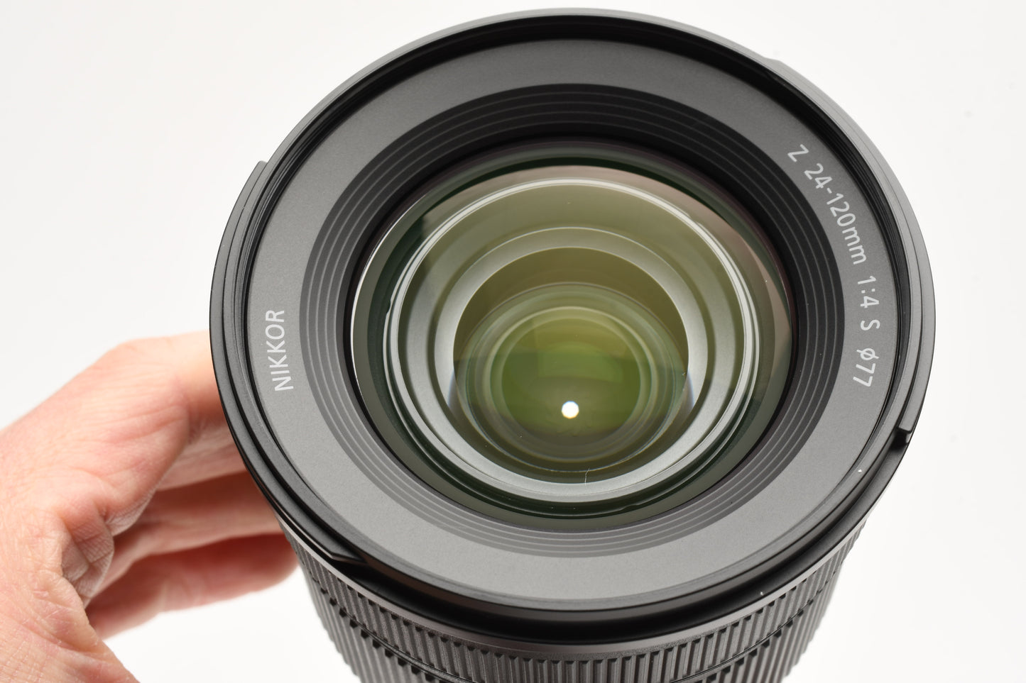 Nikon Nikkor Z 24-120mm f4 S Zoom lens, Hood, caps, Mint- USA Version
