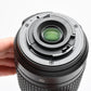 Nikon AFS Nikkor 55-200mm F4-5.6G ED DX VR zoom lens, hood, caps, Mint-