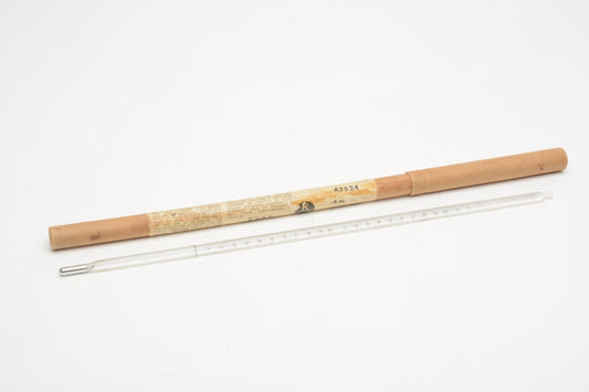 Owens Illinois Exax Etched stem thermometer -10 to 110 degrees C ~12"