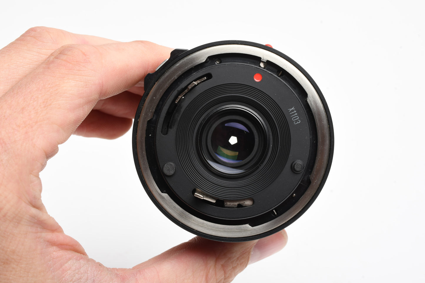 Canon 28-55mm f3.5-4.5 compact zoom w/Canon UV, Caps, FD Mount