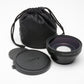 Sony VCL-HG0758 X0.7 58mm High Grade Wide Angle Conversion Lens, pouch+caps