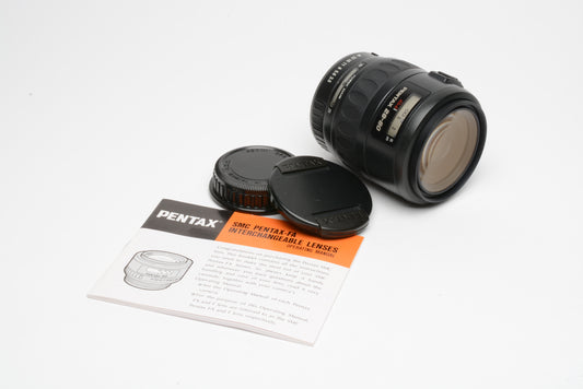 SMC Pentax-FA 28-80mm f3.5-4.7 zoom lens, caps, manual, very clean