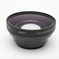 Sony VCL-HG0758 X0.7 58mm High Grade Wide Angle Conversion Lens, pouch+caps