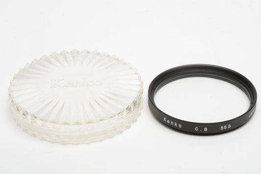 Kenko 55mm C S Cross Screen 4 Point filter in jewel case, Clean