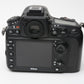 Nikon D800 DSLR body, USA version, batt+charger+USB, only 44K Acts! Boxed