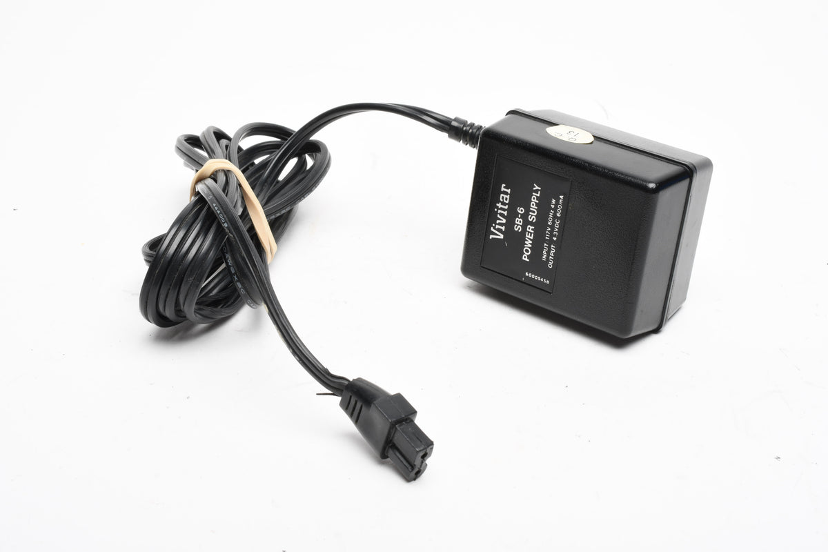 Vivitar SB-6 SB6 AC Adapter for 285 Series flashes, Tested, Great
