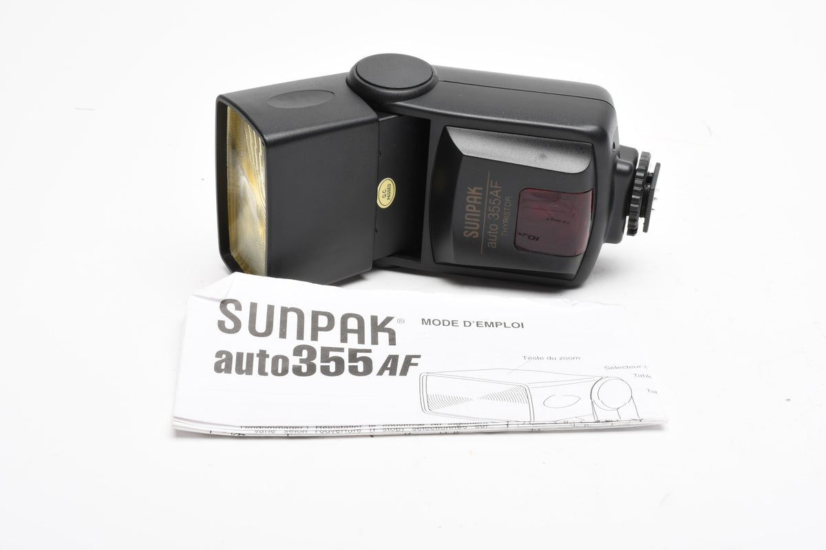 Sunpak Auto 355AF PT Flash TTL for Pentax SLR cameras
