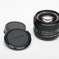 Canon 50mm f1.4 N FD mount lens, very clean and sharp, caps