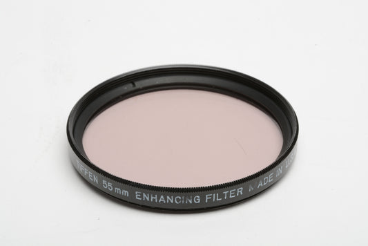 Tiffen 55mm Enhancing filter in jewel case, very clean