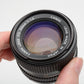 Canon 50mm f1.4 N FD mount lens, very clean and sharp, caps