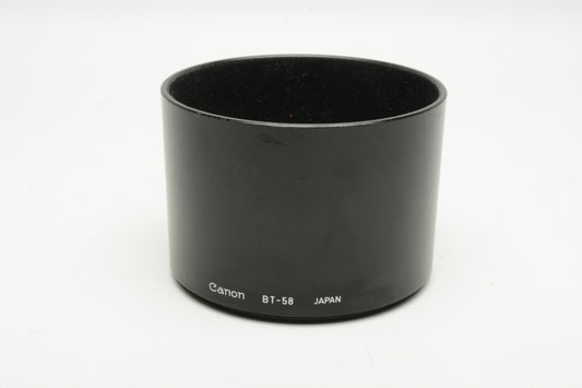Canon BT-58 plastic bayonet lens hood 58mm diameter