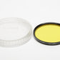 Minolta 55mm Y48 Medium yellow filter in jewel case, Clean