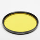 Minolta 55mm Y48 Medium yellow filter in jewel case, Clean