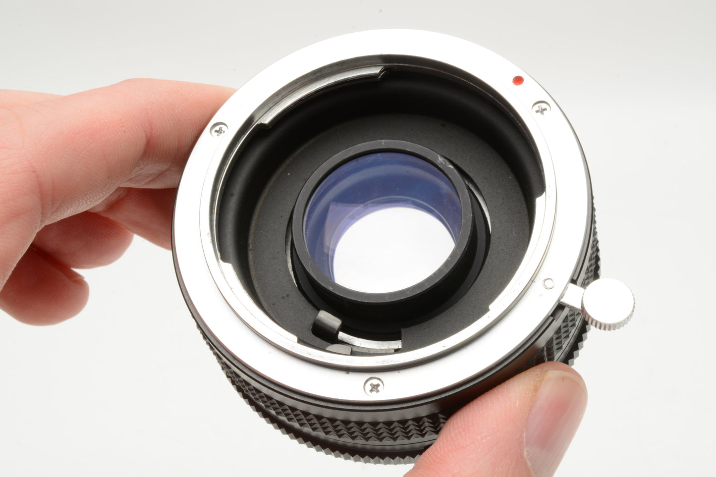 Cambron Konica 2x Teleconverter w/Caps and case, Nice