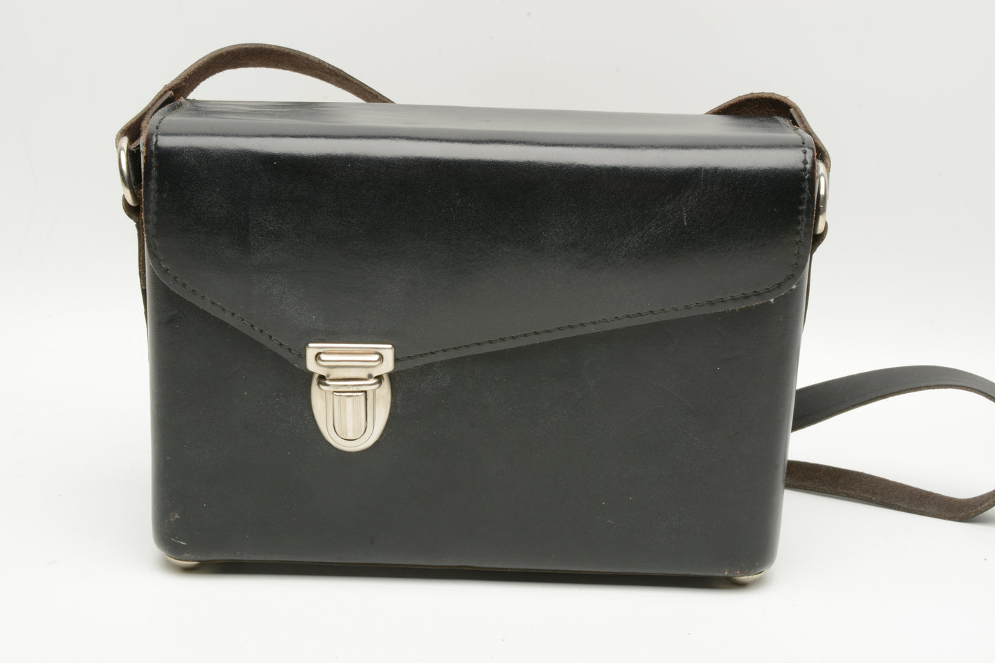 Belding leather case (Black) measures ~7x2.5x5", Nice