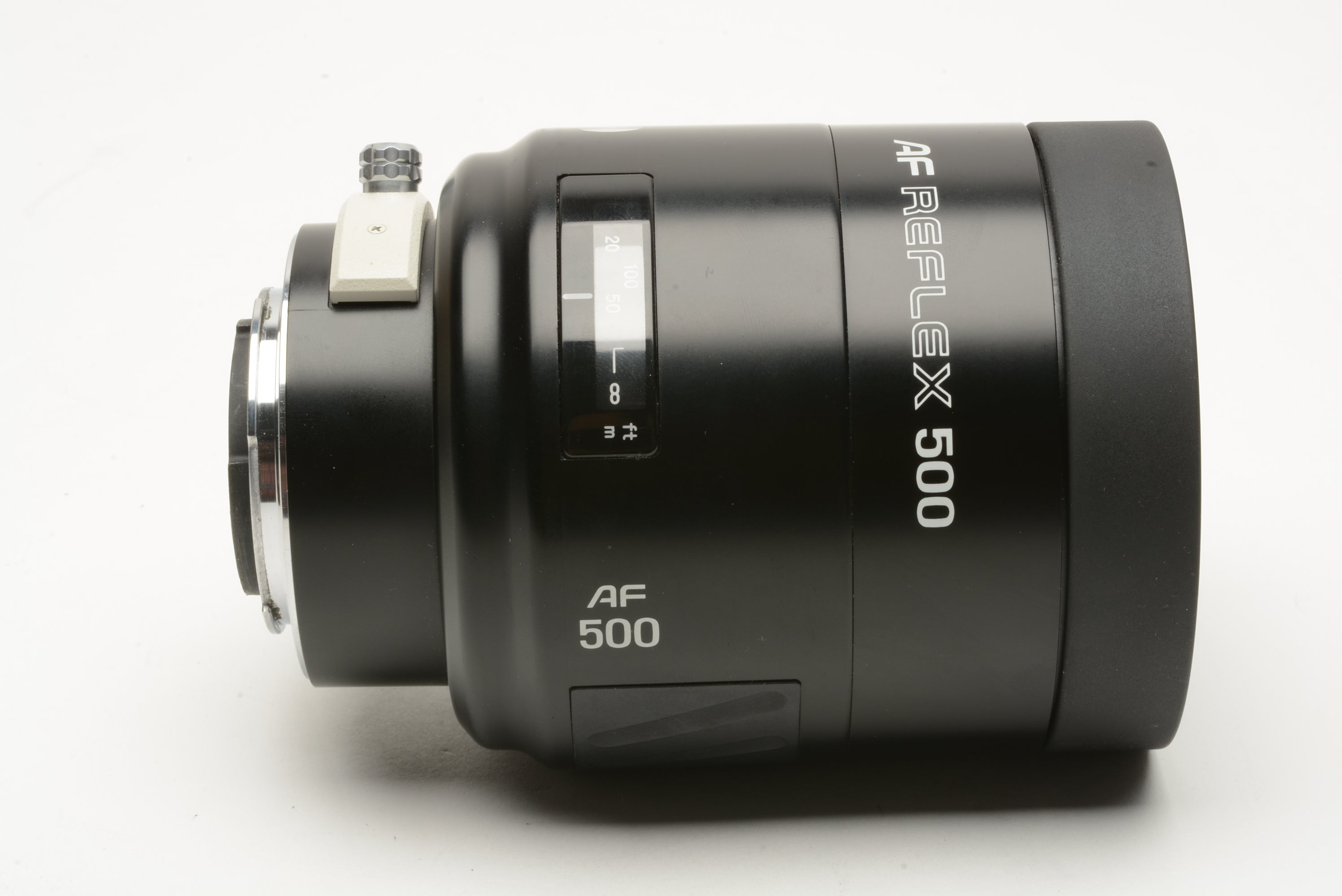 Minolta Maxxum Reflex AF 500mm f8 lens w/Drop-in UV + Pola, tested, Nice &  Clean