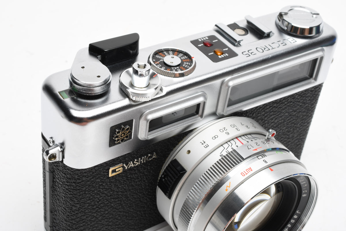 Yashica G Electro 35 GSN 35mm Rangefinder Camera w/45mm f1.7 lens,  New seals, *Read