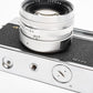 Yashica G Electro 35 GSN 35mm Rangefinder Camera w/45mm f1.7 lens,  New seals, *Read