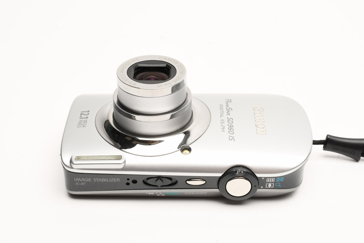 Canon Powershot SD960 IS (Silver) 12.1MP Digital Point&Shoot Camera, Boxed