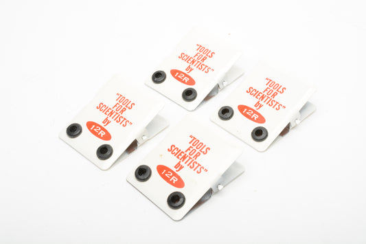 Tools for Scientists 12R metal film clips for 120 / 220 film (Set of 4)
