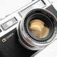Yashica G Electro 35 GSN 35mm Rangefinder Camera w/45mm f1.7 lens,  New seals, *Read