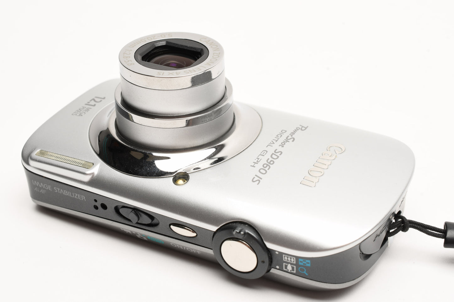 Canon Powershot SD960 IS (Silver) 12.1MP Digital Point&Shoot Camera, Boxed