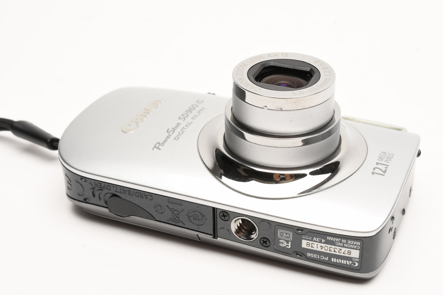 Canon Powershot SD960 IS (Silver) 12.1MP Digital Point&Shoot Camera, Boxed