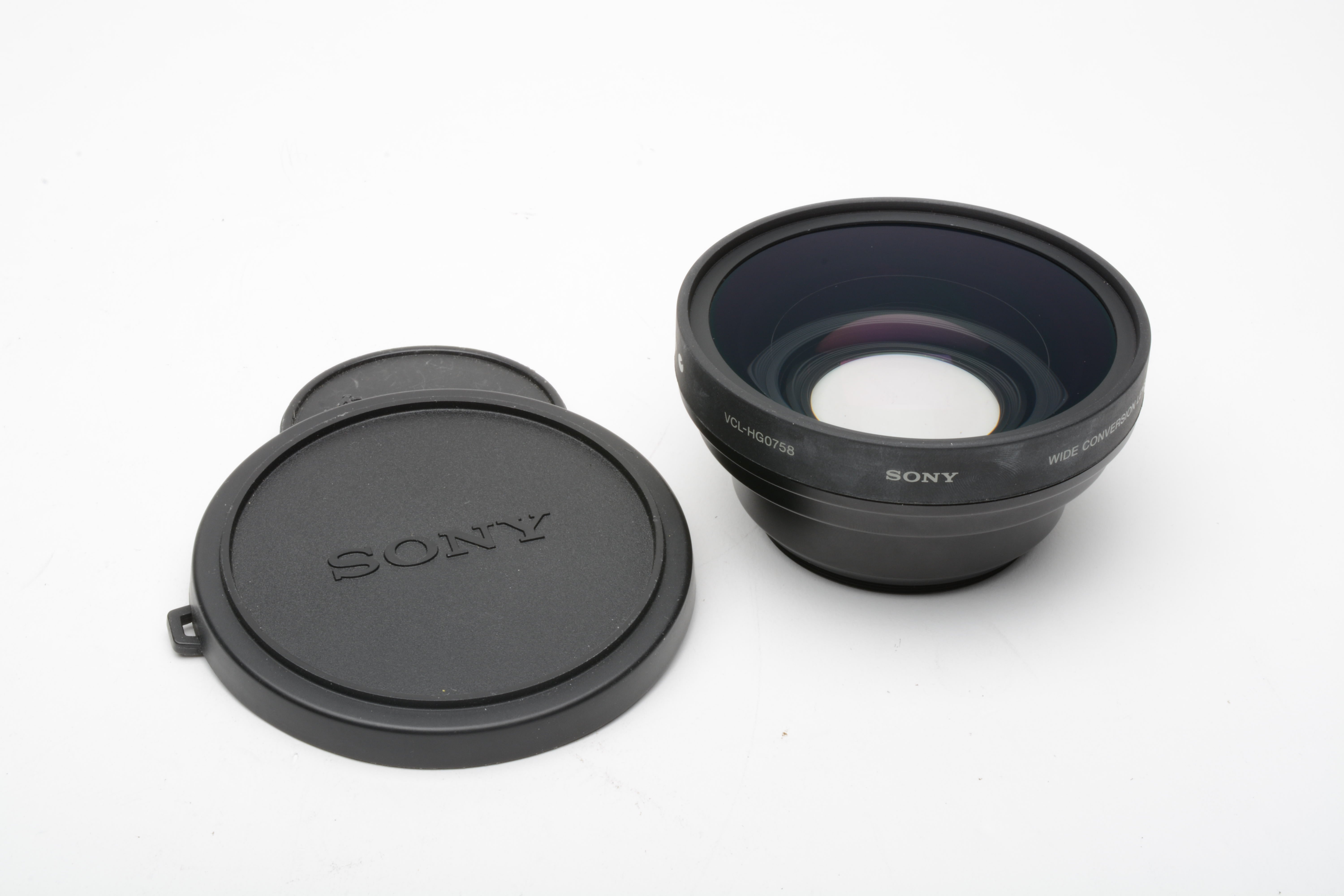 Sony VCL-HG0758 - x0.7 Wide Conversion Lens w/soft hot case (Japan) - DCR-VX2000