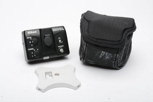Nikon SB-R200 Wireless Remote Speedlight in pouch, tested, great