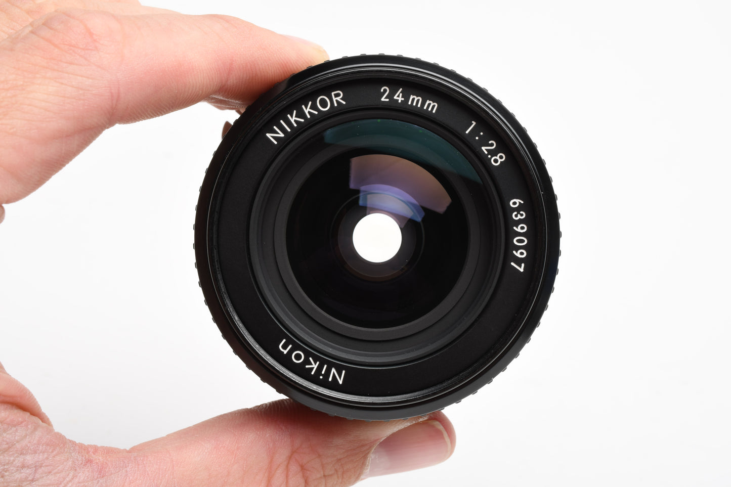 Nikon Nikkor 24mm f2.8 AI lens w/L1Bc Skylight filter, Great! Sharp