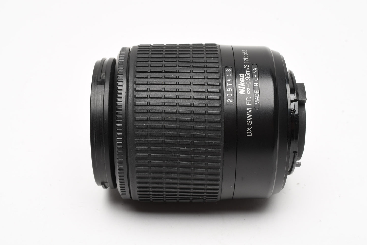 Nikon AFS Nikkor 55-200mm F4-5.6G ED DX VR zoom lens, caps, hood, Nice