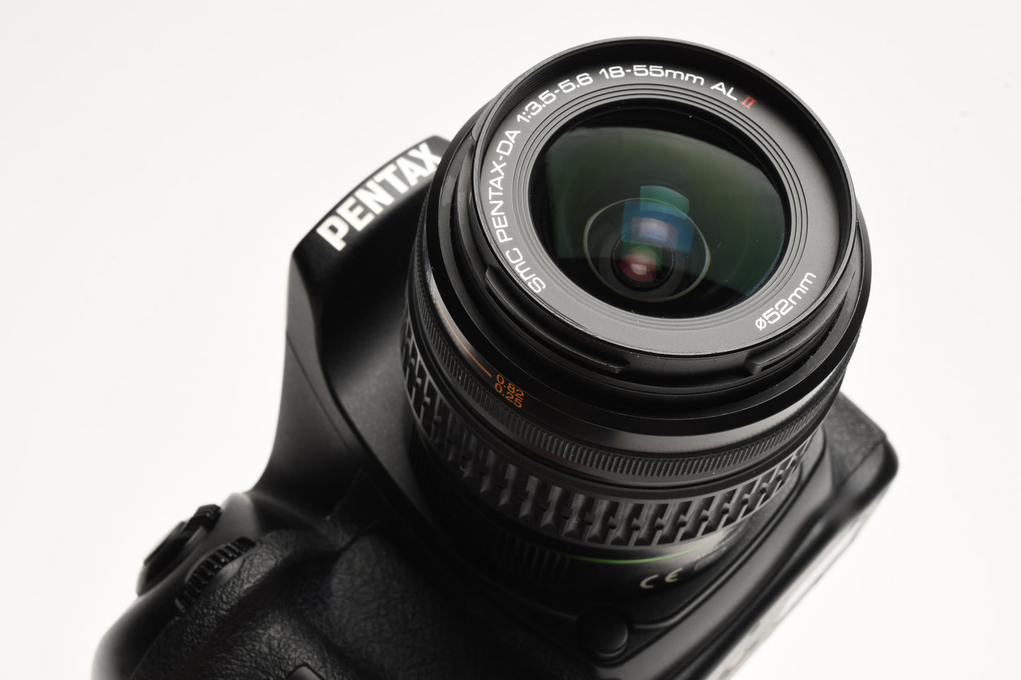 Pentax K20D DSLR Body w/18-55mm zoom, 2X Batts+charger, Only 8409 Acts